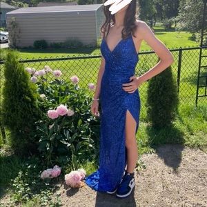 Lady Black Tie prom dress